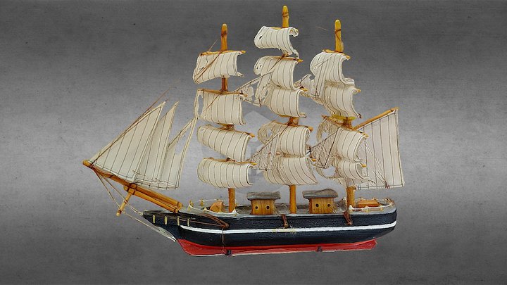 Belem Ship 3D Model