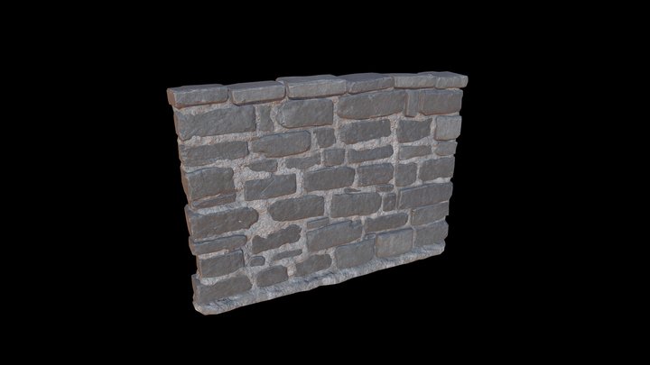 Stone_Wall_01 3D Model