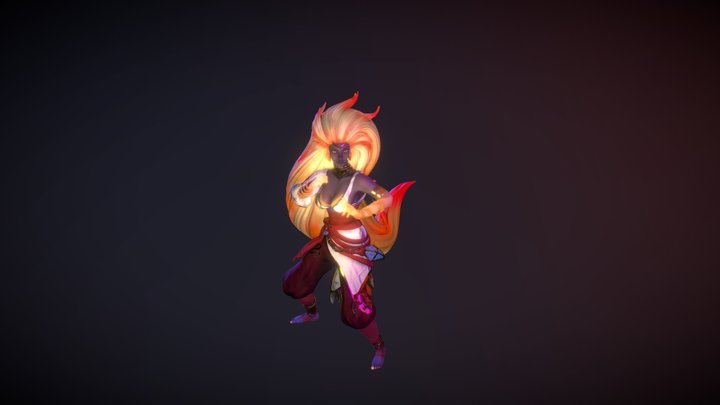 Flame 3D Model