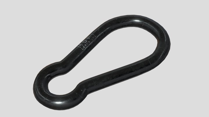 Simple Carabiner 3D Model