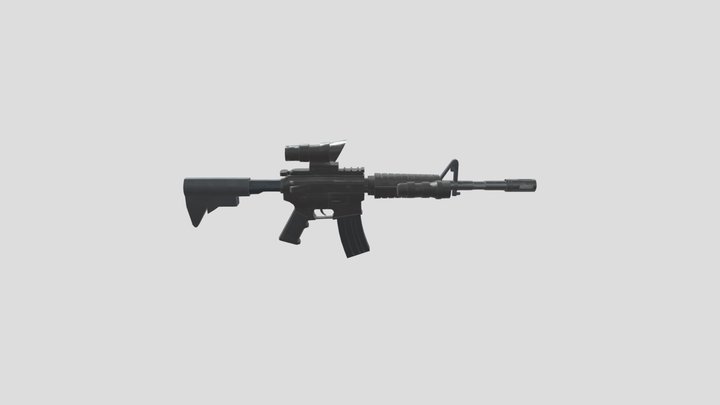 M4A1 Rifle 3D Model