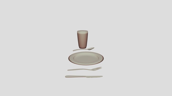 Cubiertos 3D Model
