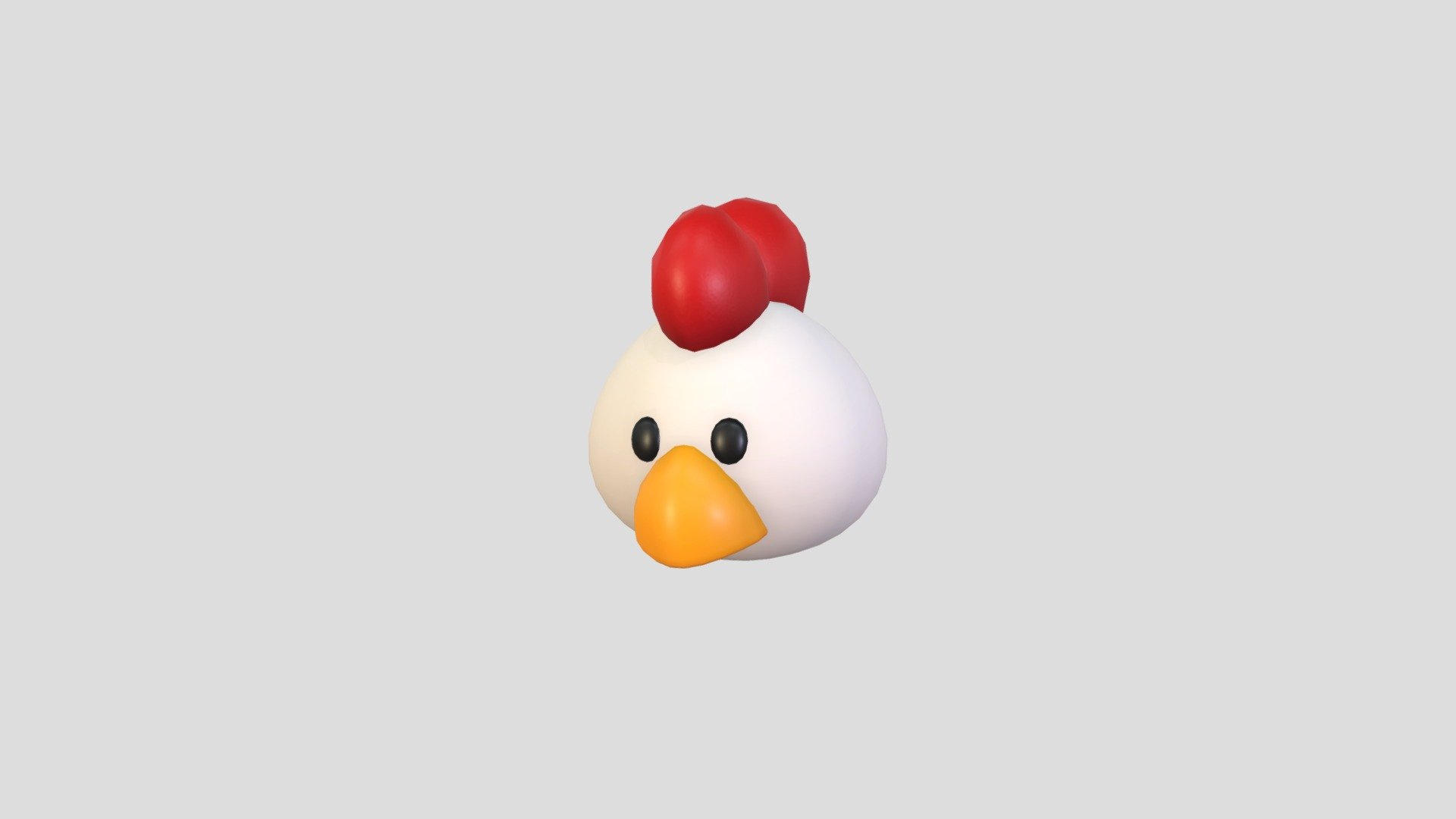 Prop130 Chicken Head Buy Royalty Free 3D model by BaluCG [022e4d4