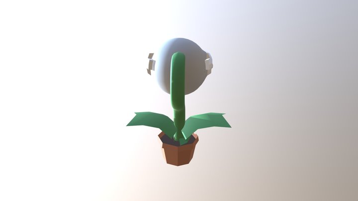 Potted Piranha Plant: From Mario Kart 8 3D Model