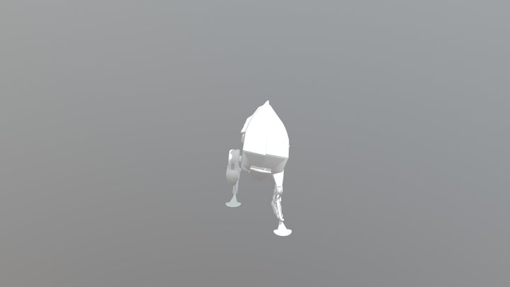 Robo Trex Hurt 3D Model