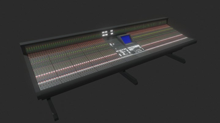 SSL 9000 J-K Console 3D Model