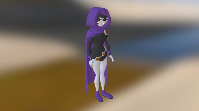 Raven 3D Model