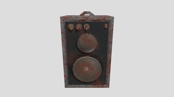 Rough speaker 3D Model
