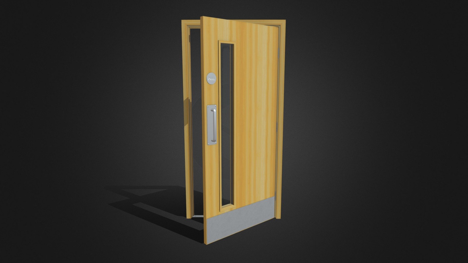 Office Door Open 40 Degrees - Download Free 3D model by JMGameDev  (@JMGameDev) [0232c63]