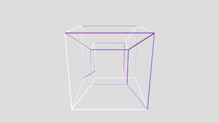 Hypercube 3D Model