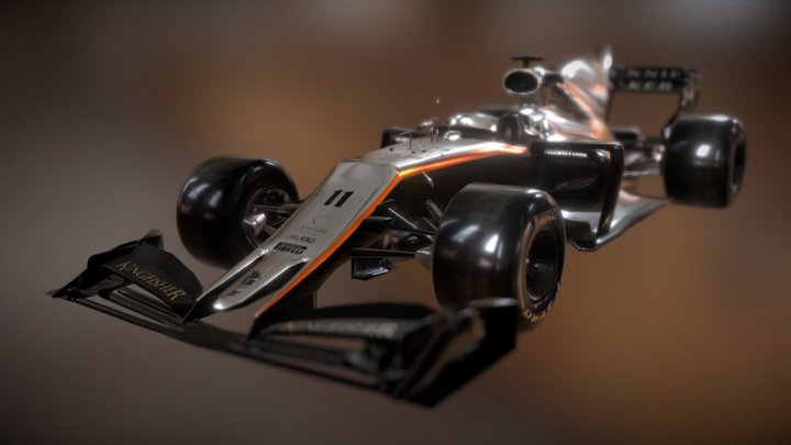 Force India VJM10 3D Model