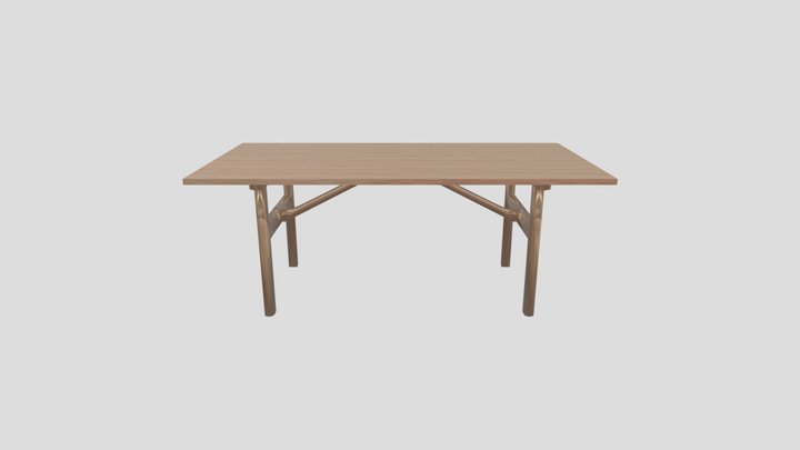 Table - Fredericia Mogensen 6284 3D Model