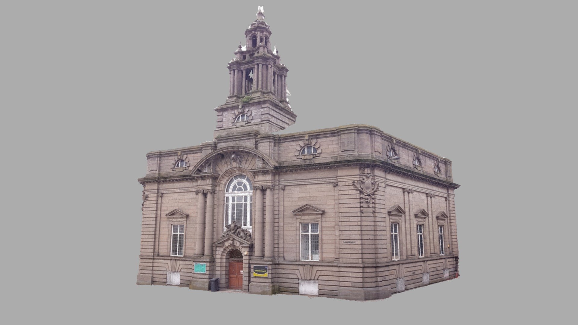 Scotland: Dundee, old Reading Rooms (Barrack St)