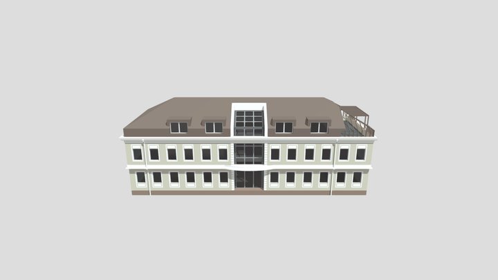 HGSL - 3d - Building R21 - Export For Sketch Fab 3D Model