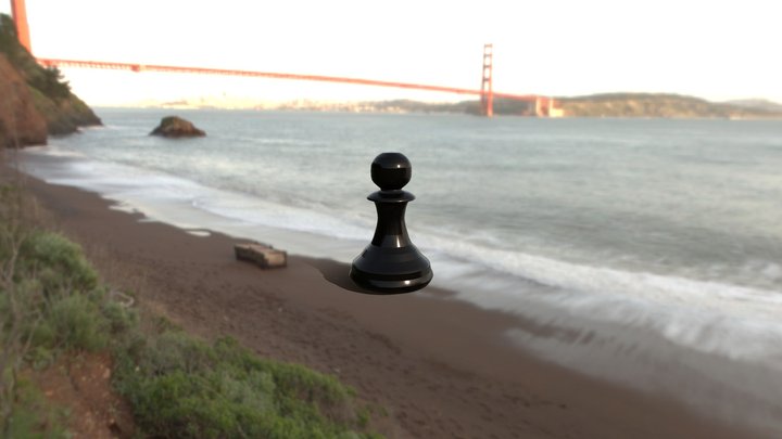 Pawn Chess Piece 3D Model