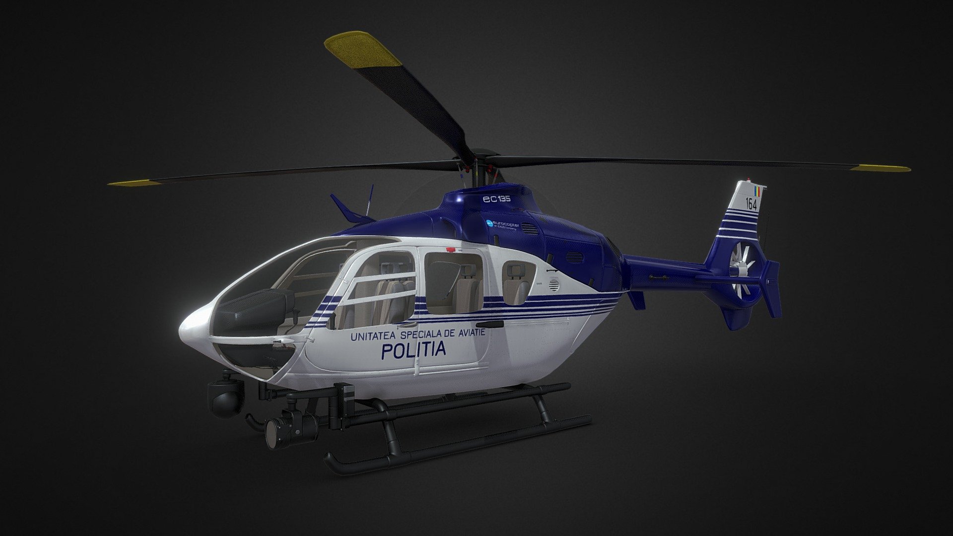 Eurocopter 2025 ec135 model