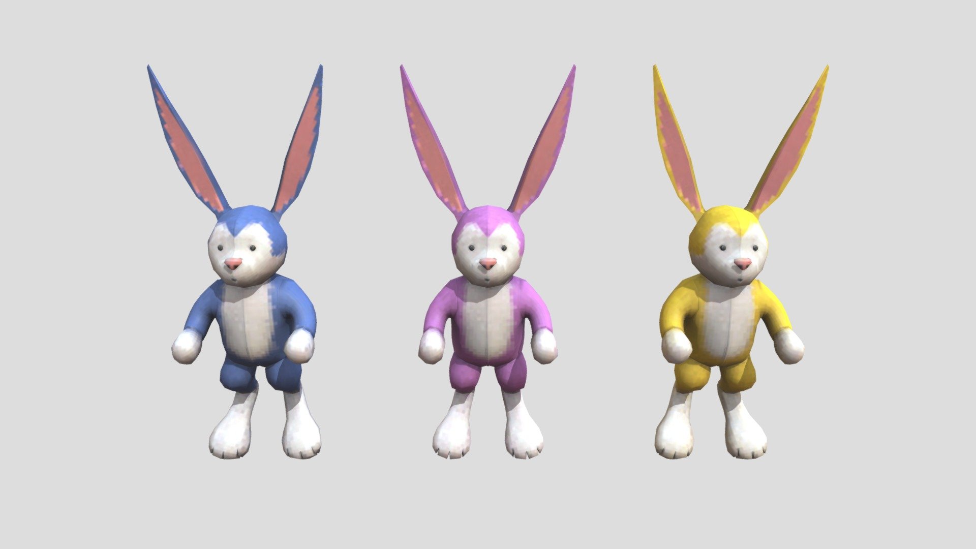 Gorilla Tag Stuffed Bunny Cosmetics - Download Free 3d Model By 