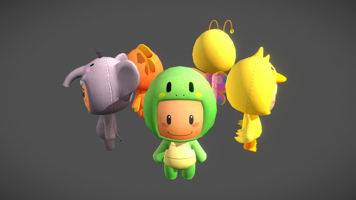 TWB Animals 3D Model