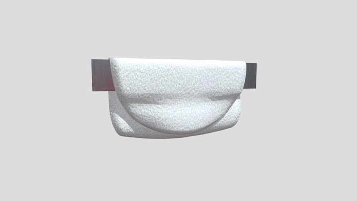 Low poly towel 3D Model