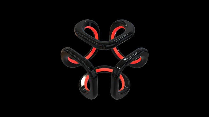 3D infinity cube illusion 3D Model