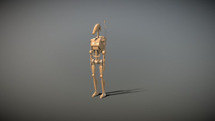 Battle Droid (Star Wars) 3D Model