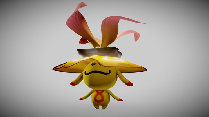 Aranara Genshin Impact 3D Model