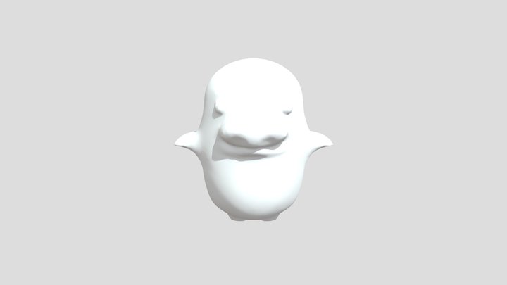 Tamagachi_UVS_Low_poly 3D Model