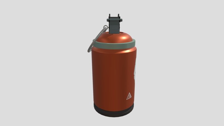 Raze's Grenade from Valorant. 3D Model