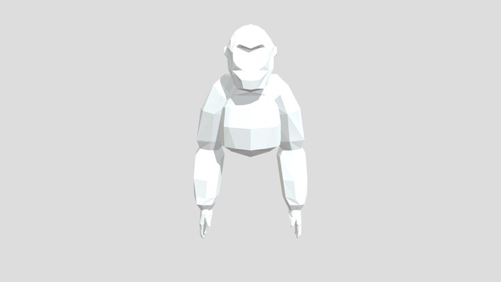 Gorilla Tag Rig (no textures) 3D Model