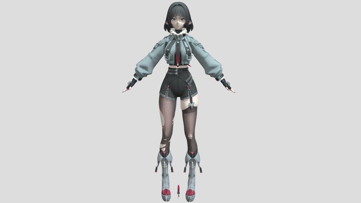 Jane Doe ZZZ 3D Model