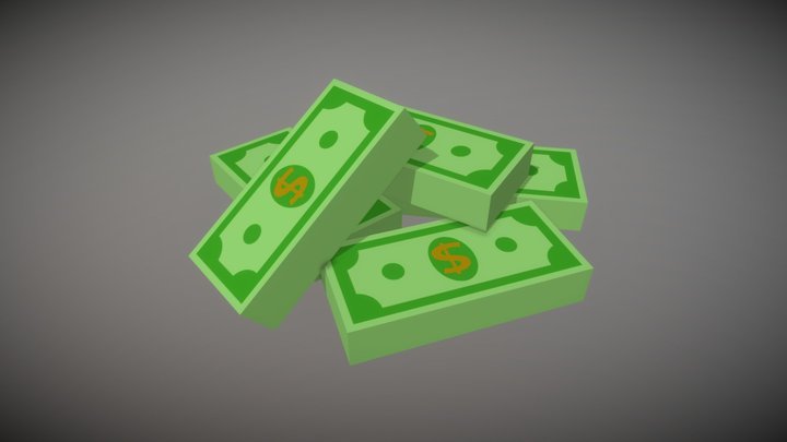 Money Cartoon – Free 3D Model STL