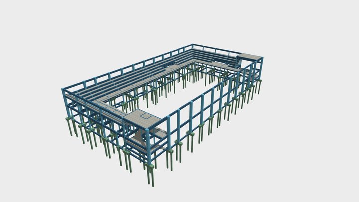 GINASIO POLIESPORTIVO - ALFENAS 3D Model