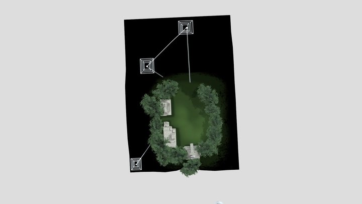 Tikal (Map for AR) 3D Model