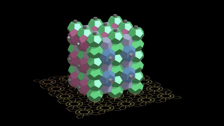 structure of pure methane clathrate