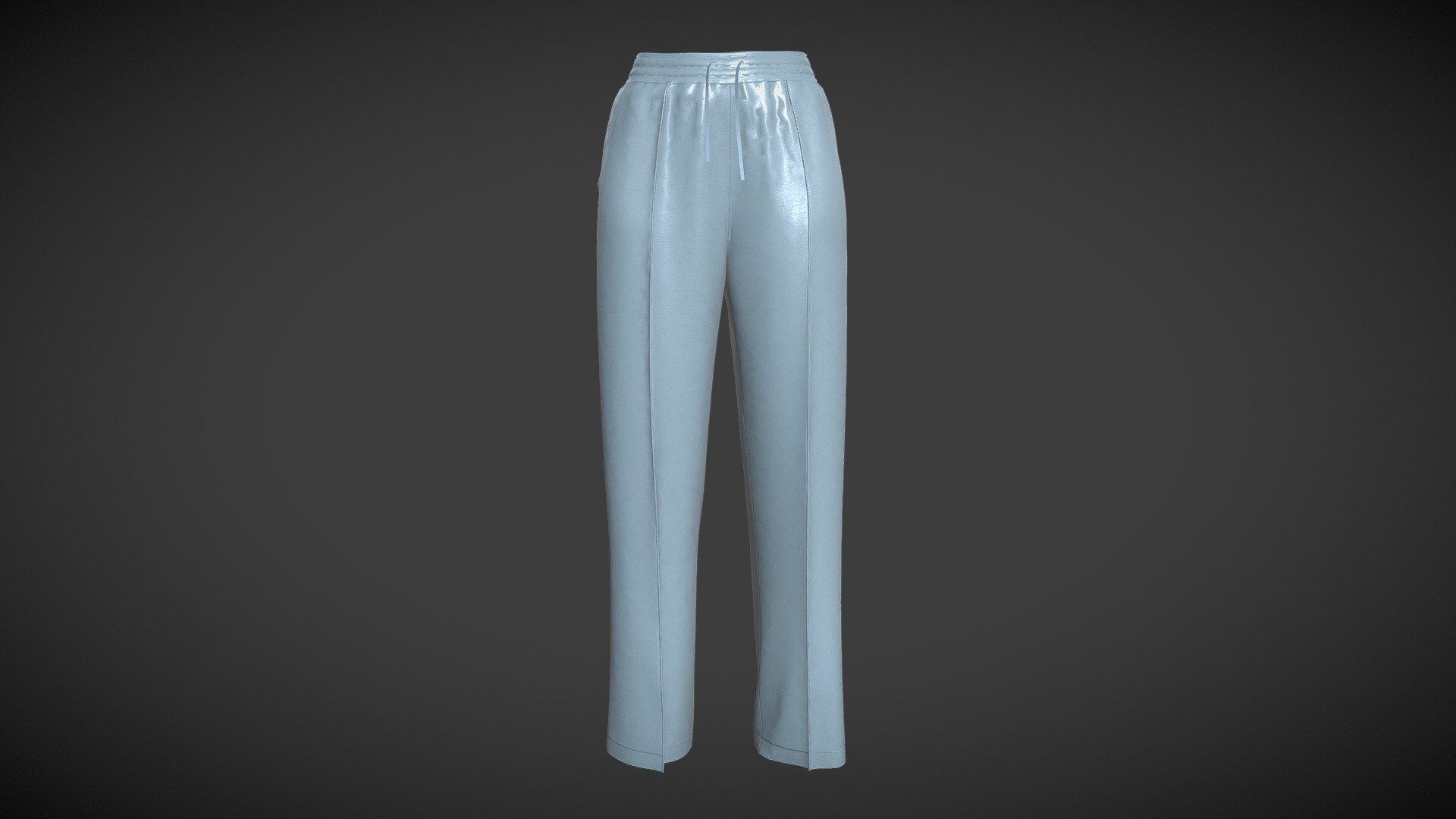 3D GINGHAM BETA JOGGER SILK