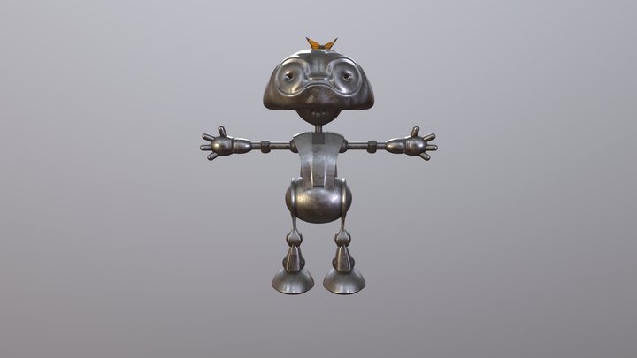 Stylized robot Timmy 3D Model