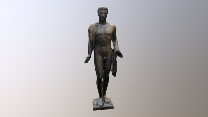 Greek Style Statue 3D Model