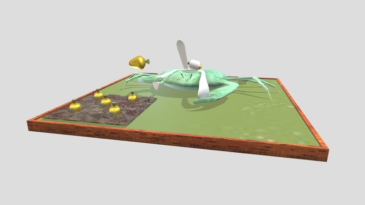 Crab in a Hat for WorldSkills 2022 3D Model