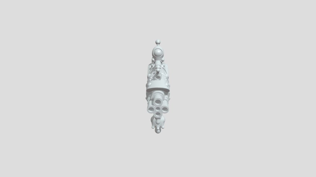 Cartoonish slime-covered sci-fi raygun