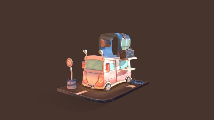 pinkcar 3D Model