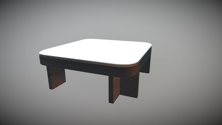 coffee table 3d model 3D Model