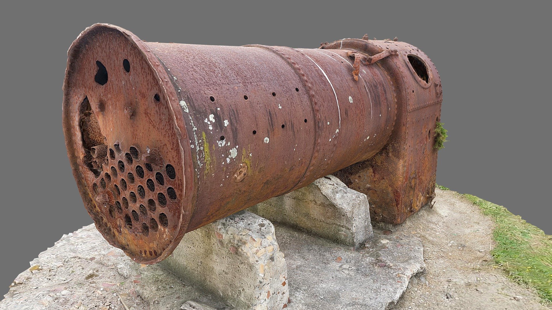 Old Industrial boiler