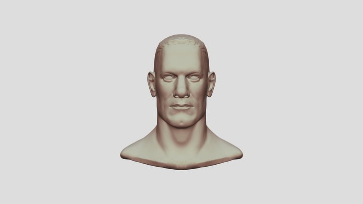 John Cena 3D Model