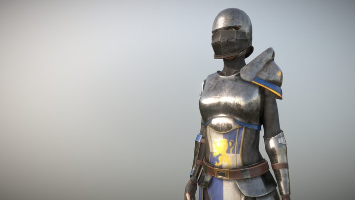 Female Medieval Armor #1 - 3D Model by abuvalove