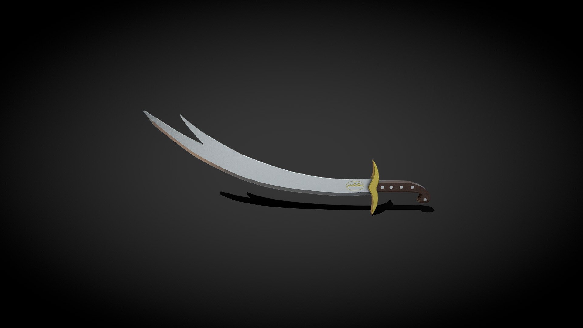 Zulfiqar - Buy Royalty Free 3d Model By Umarahmed077 (@umarahmed07 