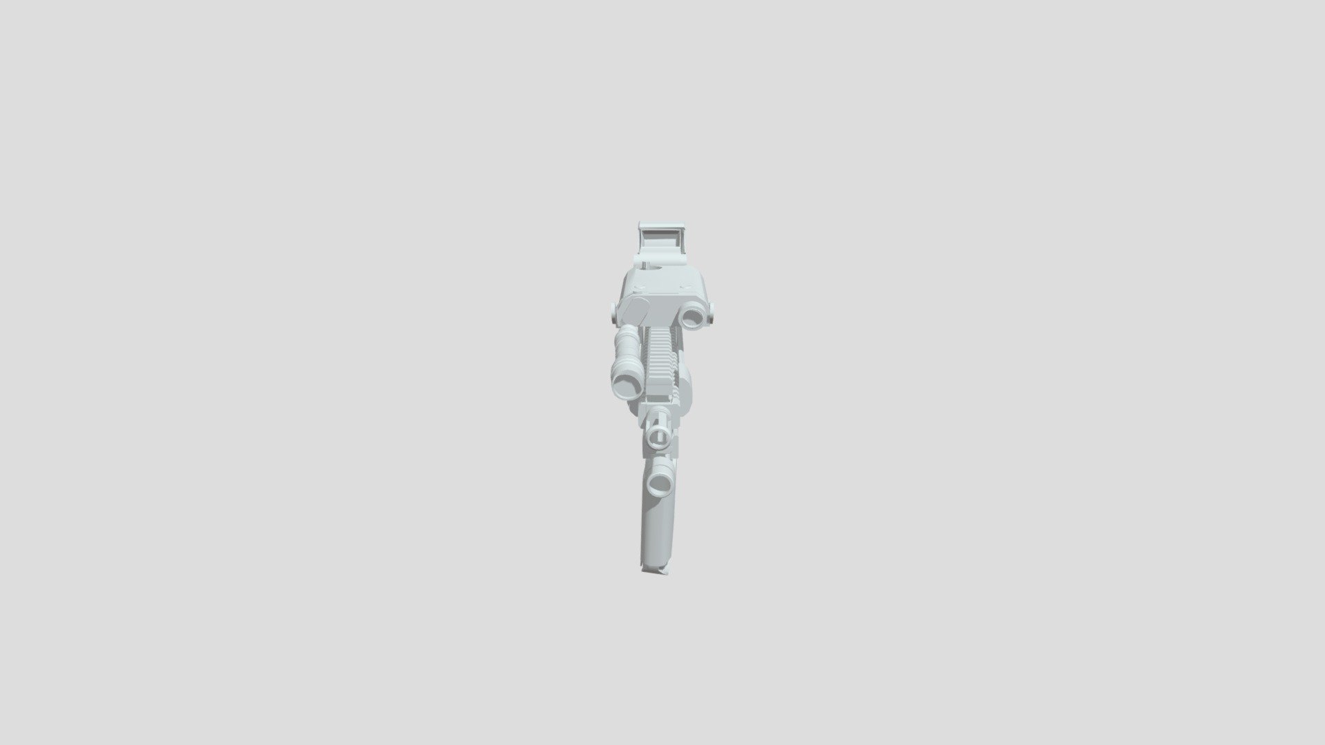 Daniel Defense MK18 Low Poly 3D Gun Model