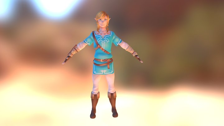 Link - Breath of the wild 3D Model