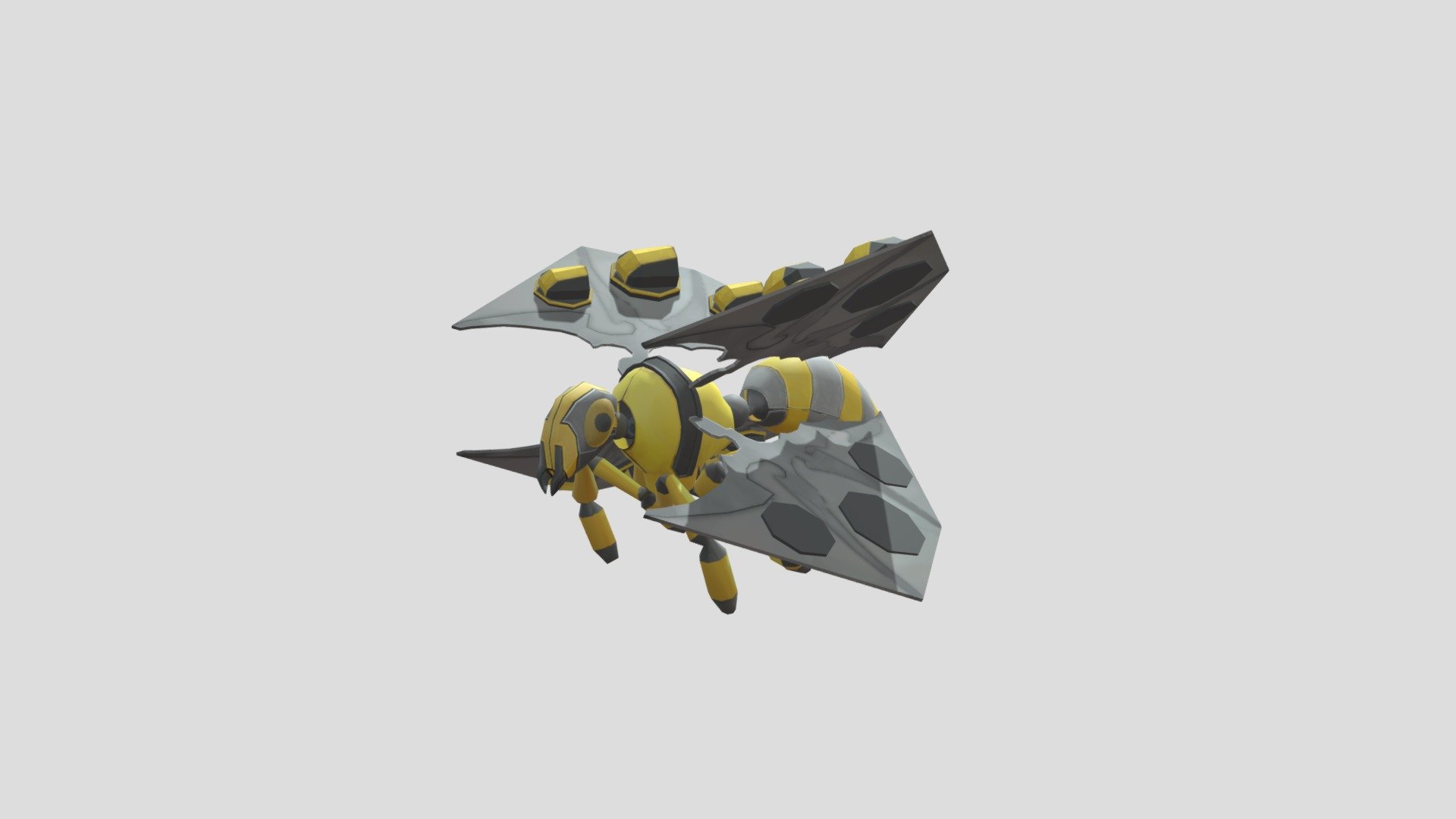 MECHA BEE - 3D model by mabrouk.ahmed.0 [0245da3] - Sketchfab