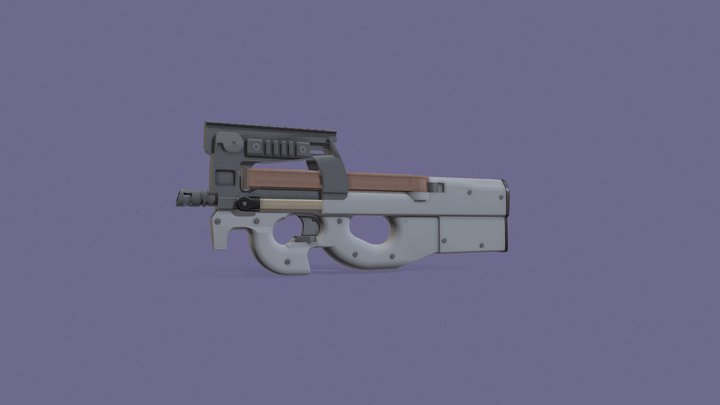FN P90 3D Model