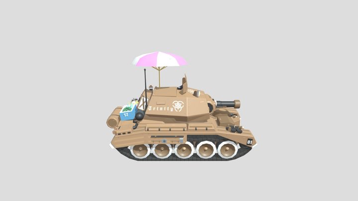 [Blue Archive Vehicle] - Ajitani Hifumi 3D Model